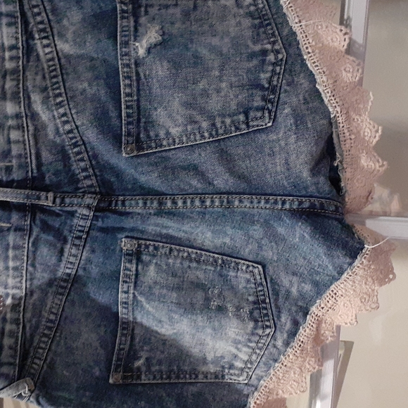 Free People lace knit shorts - Picture 3 of 5